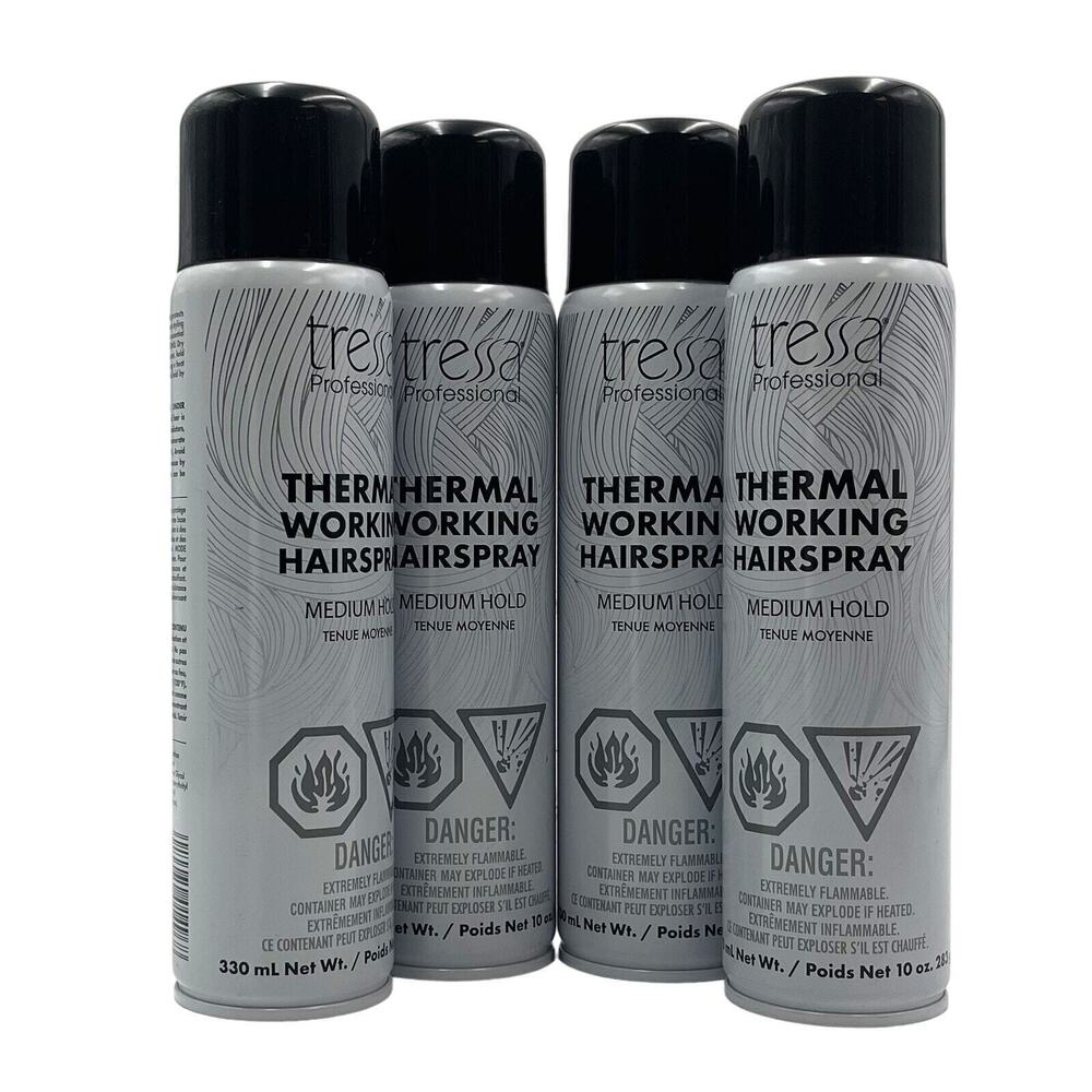 Tressa Thermal Working Hairspray, 10.5 oz-4 Pack